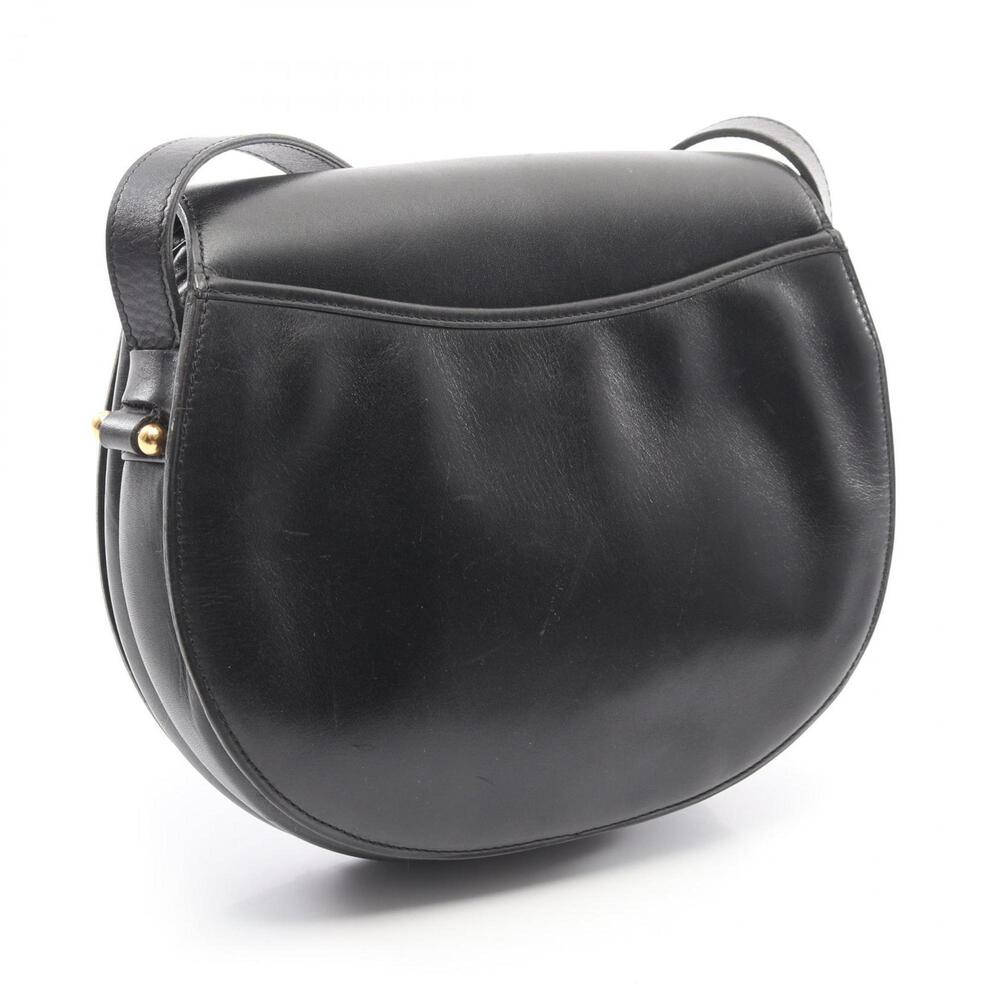 CHRISTIAN DIOR Black Leather Shoulder Bag - Picture 2 of 13